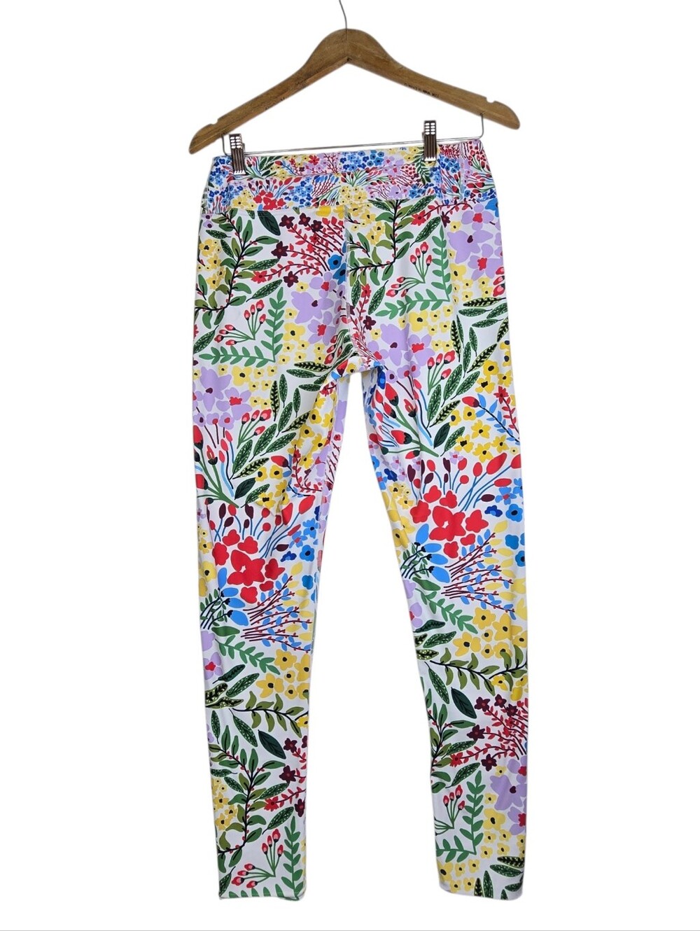 JESSIE ZHAO HIGH WAIST YOGA LEGGINGS IN BLOOMS Size XL. Read - Picture 2 of 11